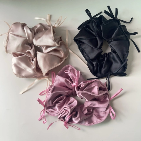 Elastico Per Capelli In Raso In Stile Balletto Francese Con Fiocco Eleganti Elastici Per Capelli Da Donna E Ragazza