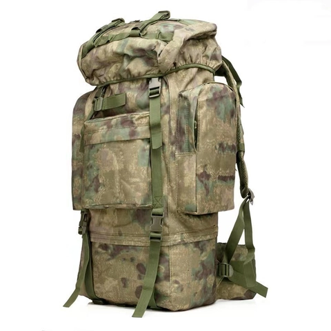 Großer Taktischer Outdoor Rucksack Verschleißfest Oxford Gewebe Wandern Rucksack Tarnung Militär Sport Umhängetasche Für Camping Klettern Reisen Unisex Tasche
