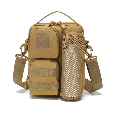 Tactical Crossbody Bag Waterproof Oxford Cloth Large Capacity Outdoor Shoulder Bag For Hiking Traveling Casual Messenger Bag