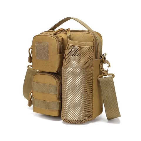 Tactical Crossbody Bag Waterproof Oxford Cloth Large Capacity Outdoor Shoulder Bag For Hiking Traveling Casual Messenger Bag