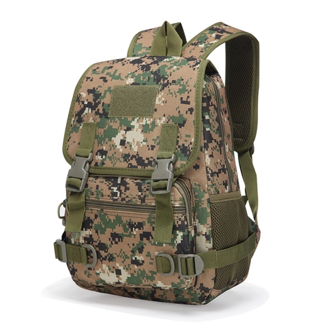 Tactical Waterproof Oxford Sport Backpack Outdoor Camouflage Hiking Travel Daypack Molle System Rucksack Unisex