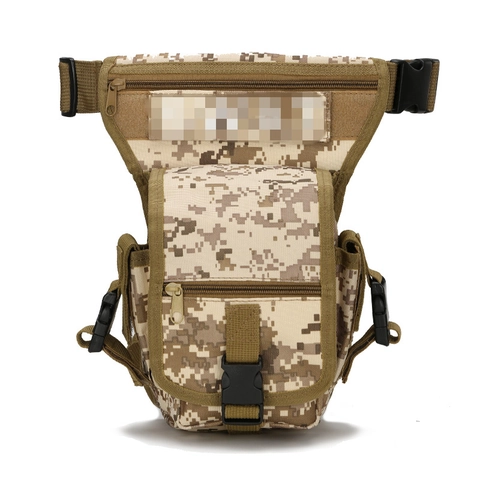Tactical Outdoor Drop Leg Bag Waterproof Camouflage Waist Pack For Hiking Cycling Fishing Multipurpose Oxford Cloth Bag