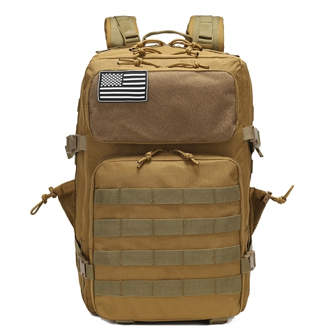 Zaino Tattico Grande Capacità Impermeabile in Tessuto Oxford 800D Borsa da Trekking Campeggio Sistema Molle Outdoor Zaino Sportivo Uomo Donna