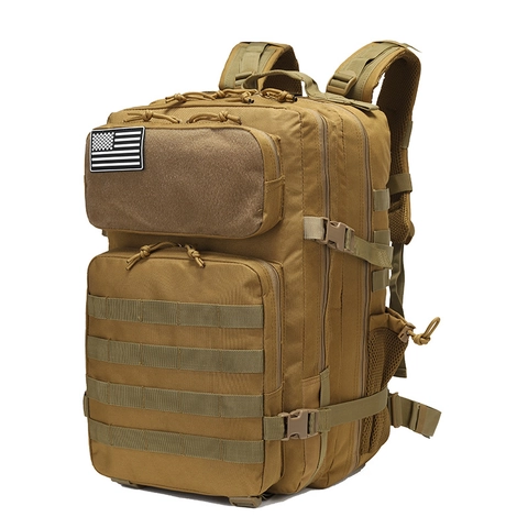 Zaino Tattico Grande da 45 Litri Sport all'Aperto Impermeabile Mimetico Oxford Militare Escursionismo Campeggio Ciclismo Unisex