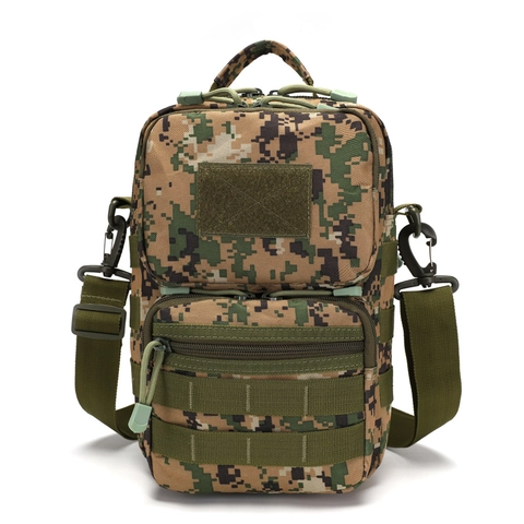 Tactical Shoulder Bag Waterproof Oxford Messenger Crossbody Bag For Outdoor Hiking Cycling Camping Travel Men Women