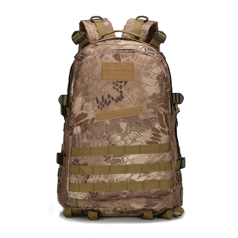 Large Capacity Tactical Backpack 600D Waterproof Oxford Camouflage MOLLE System Hiking Climbing Outdoor Travel Backpack For Men Women