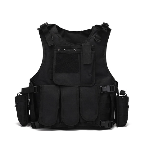 Chaleco Táctico Impermeabile Profesional Sistema Molle Ajustable Ligero Chaleco de Entrenamiento al Aire Libre Para Caza Combate