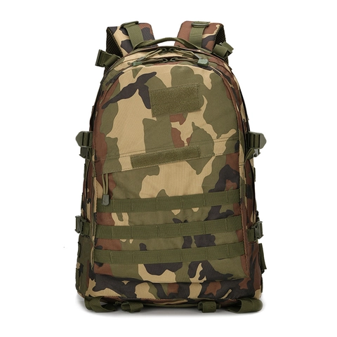 Tactical Backpack Waterproof Oxford Cloth Molle System Large Capacity Outdoor Hiking Camping Military Style Rucksack