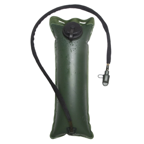 3L Food Grade TPU Hydration Bladder Tactical Folding Water Bag For Outdoor Hiking Camping Climbing Reservoir With Bite Valve