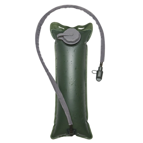 3L Food Grade TPU Hydration Bladder Tactical Folding Water Bag For Outdoor Hiking Camping Climbing Reservoir With Bite Valve