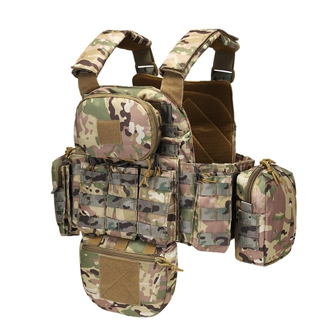 Chaleco Táctico Modular 1000D Oxford Impermeabile Sistema MOLLE Camuflaje Entrenamiento Aire Libre Chaleco Utilidad Hombre Mujer