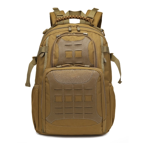 Zaino Tattico all'Aperto Impermeabile in Tessuto Oxford Escursionismo Campeggio Ciclismo Sport Daypack Sistema MOLLE Borsa Unisex