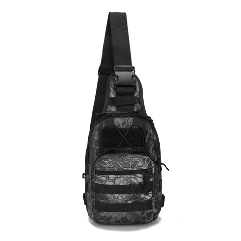 Wasserdichte Taktische Umhängetasche Aus Oxford-Gewebe 600D Für Herren Damen Outdoor Sport Wandern Radfahren MOLLE System Brusttasche