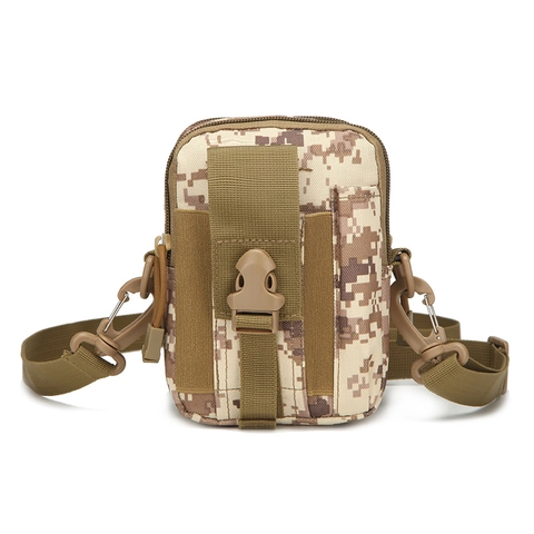 Taktische Gürteltasche Wasserdichtes Oxford-Gewebe Molle Telefontasche Outdoor Sport Wandern Umhängetasche Herren Damen Militärstil