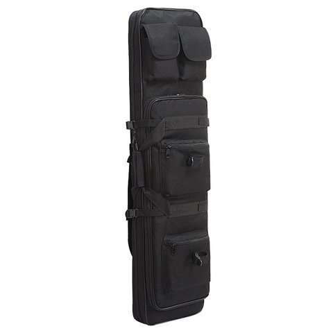 Bolsa Táctica para Rifle de Tela Oxford Impermeable Estuche para Caña de Pescar de Múltiples Bolsillos para Caza al Aire Libre Estilo Militar para Adultos