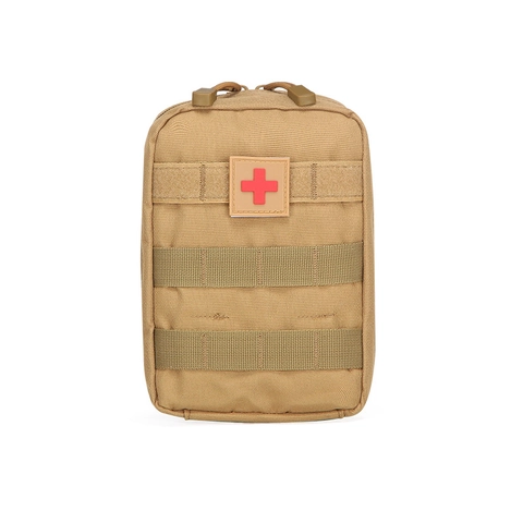 Custodia Medica Tattica in Nylon Impermeabile 800D Sistema Molle Borsa Kit Pronto Soccorso per Outdoor Campeggio Escursionismo Sopravvivenza