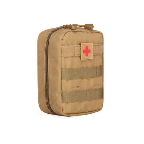 Custodia Medica Tattica in Nylon Impermeabile 800D Sistema Molle Borsa Kit Pronto Soccorso per Outdoor Campeggio Escursionismo Sopravvivenza