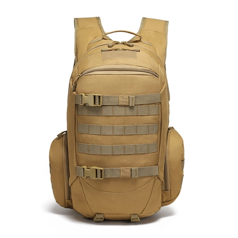 Sac à Dos Tactique Imperméable d'Extérieur pour Hommes Grande Capacité Randonnée Alpinisme Voyage Sac de Sport Camouflage Durable