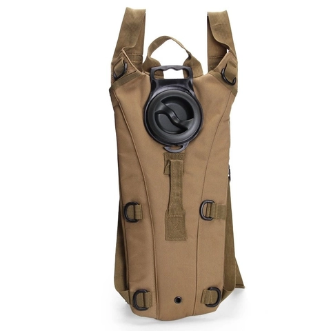 Tactical Hydration Backpack Nylon Bladder Bag For Outdoor Hiking Cycling Running Climbing Sports Pack With Drinking Tube