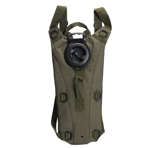 Tactical Hydration Backpack Nylon Bladder Bag For Outdoor Hiking Cycling Running Climbing Sports Pack With Drinking Tube