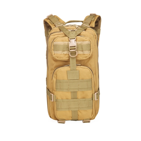 Sac à Dos Tactique 3P Plein Air Imperméable Tissu Oxford Sac de Randonnée Grande Capacité Style Militaire Système MOLLE pour Camping Voyage Unisexe