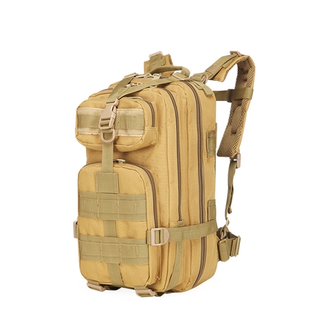 Sac à Dos Tactique 3P Plein Air Imperméable Tissu Oxford Sac de Randonnée Grande Capacité Style Militaire Système MOLLE pour Camping Voyage Unisexe