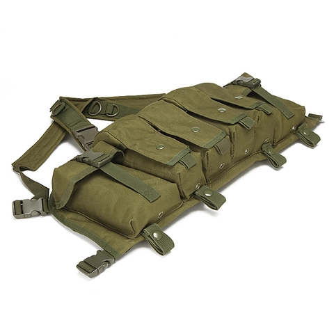 Tactical Chest Rig 800D Oxford Cloth MOLLE System Multi-Pocket Outdoor Training CS Gear Adjustable Vest For Men Women
