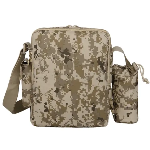 Borsa a Tracolla Tattica in Tessuto Oxford Impermeabile Mimetica Sistema MOLLE Outdoor Trekking Pesca Borsa Sling Uomo Unisex