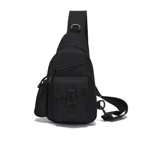 Borsa da Petto Tattica Outdoor Impermeabile Nylon Sling Bag per Uomo Donna Escursionismo Campeggio Viaggio Crossbody