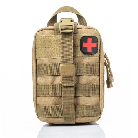 Borsa Medica Tattica in Tessuto Oxford 800D Custodia per Pronto Soccorso Molle Marsupio Sopravvivenza per Escursionismo Arrampicata Emergenza