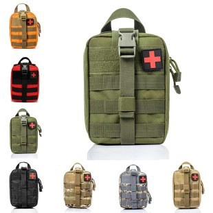 Borsa Medica Tattica in Tessuto Oxford 800D Custodia per Pronto Soccorso Molle Marsupio Sopravvivenza per Escursionismo Arrampicata Emergenza