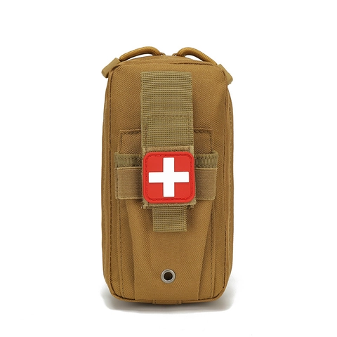 Tactical Medical Pouch 800D Oxford Cloth Waterproof MOLLE First Aid Utility Survival Emergency Gear Bag For Outdoor Camping Hiking