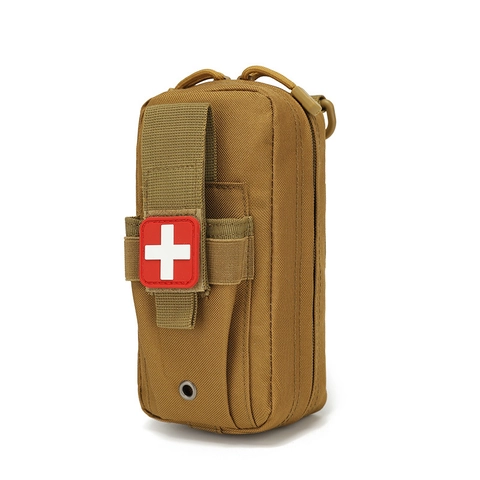 Tactical Medical Pouch 800D Oxford Cloth Waterproof MOLLE First Aid Utility Survival Emergency Gear Bag For Outdoor Camping Hiking