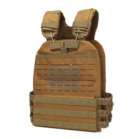 Tactical Vest Plate Carrier For Men Women Laser Cut MOLLE System Adjustable Protection Gear Outdoor Training Airsoft Vest