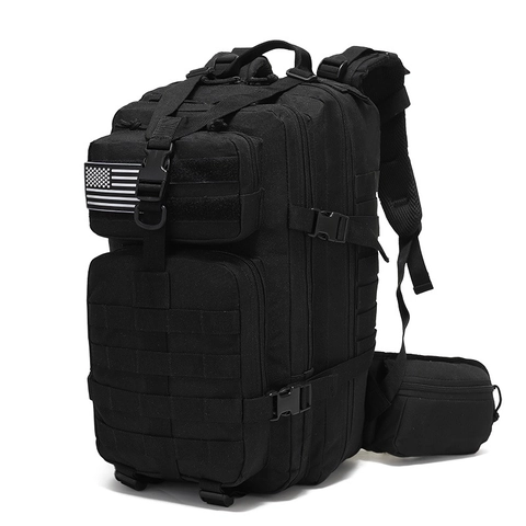 Mochila Táctica 3P Impermeable De Gran Capacidad Para Senderismo Al Aire Libre Ciclismo Bolsa De Deporte Para Hombres Mujeres Tela Oxford Con Sistema Molle
