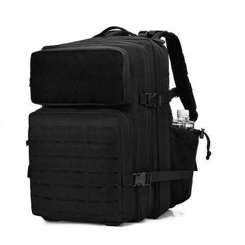 Outdoor Taktischer Rucksack Oxford Gewebe Wandern Camping Tasche Mit Lasergeschnittenem MOLLE System Militär Stil Für Herren Damen