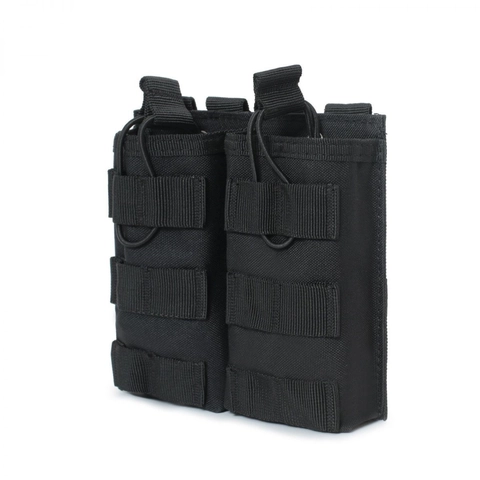 Custodia Tattica Doppia per Caricatore M4 in Nylon Sistema Molle Borsa Accessori per Caccia all'Aperto Equipaggiamento Militare