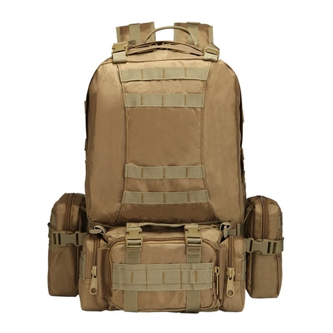 Large Capacity Tactical Backpack Waterproof Oxford Cloth Modular Combination Outdoor Hiking Camping Military Rucksack
