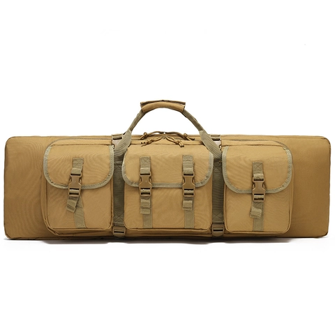 Borsa Tattica per Doppio Fucile in Oxford 800D Impermeabile Zaino da Caccia all'Aperto Zaino Militare Multifunzione Custodia Morbida