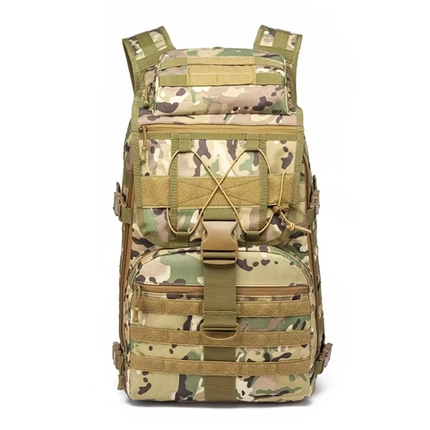 Zaino Tattico Impermeabile in Nylon 800D Sistema MOLLE Per Escursionismo All'aperto Campeggio Alpinismo Zaino da Viaggio Tempo Libero Uomo Donna