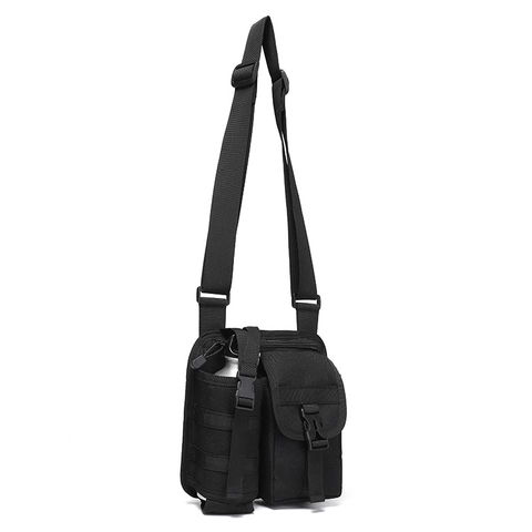 Waterproof Oxford Tactical Messenger Bag For Men Women Outdoor Hiking Travel Water Bottle Holder Crossbody Shoulder Bag