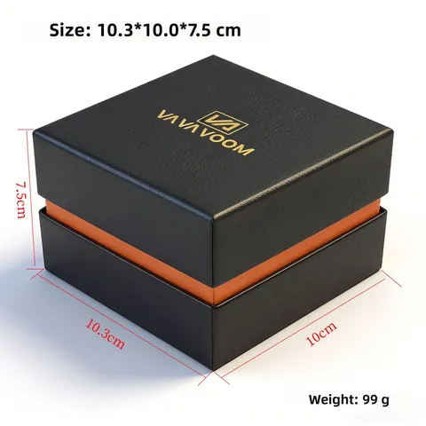 Hochwertige Karton Uhren Geschenkverpackung Box Schicke Farbblock Deckel Stil Exquisite Papier Schmuck Aufbewahrungsbox Fall Geburtstag Präsentation Für Armbanduhr Geschenk