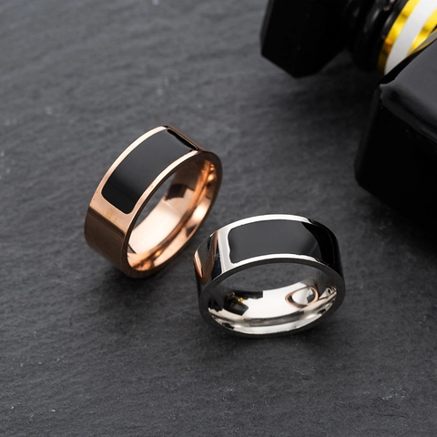 NFC Smart Ring Stainless Steel Ntag213 Chip Intelligent Wearable Technology Waterproof Ring For Men Women Tech Jewelry