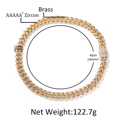 Hip Hop Bold Panzerkette Halskette Mit Initialen Buchstaben Anhänger Kupfer Zirkonia Vereist Schmuck Für Herren Damen Gold Silber