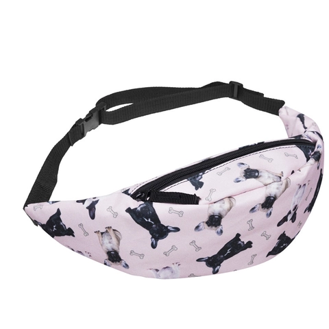 Damen Klassisch Schachbrettmuster Gürteltasche Strapazierfähiges Polyester Outdoor Sport Hüfttasche Casual Verstellbare Tasche