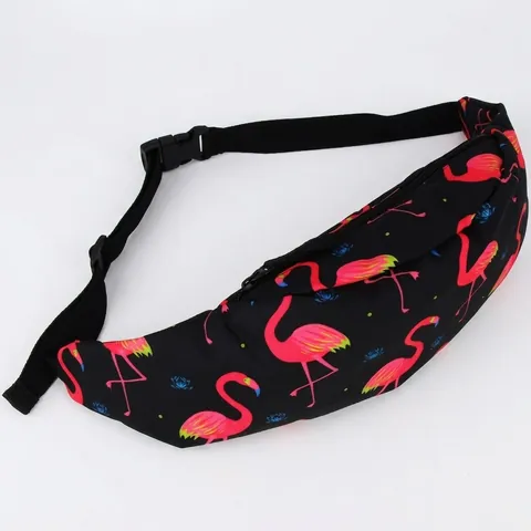 Damen Outdoor Einhorn Druck Gürteltasche Verstellbarer Gurt Reisen Sport Bauchtasche Polyester Hüfttasche Für Gym