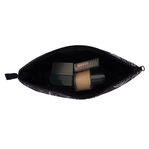 Neceser de Maquillaje Con Estampado Símbolos Alquimia Astrología Poliéster Impermeable Organizador de Aseo Viaje Diseño Místico Vintage Mujer
