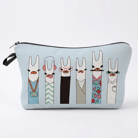 Neceser con Estampado de Llamas Poliéster Impresión Digital Organizador de Viaje Multifunción Estuche de Maquillaje para Mujer Regalo