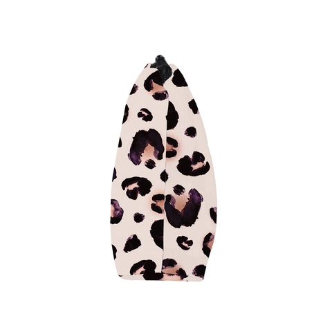 Women Leopard Print Polyester Cosmetic Bag Portable Zipper Toiletry Bag Travel Makeup Organizer Handheld Storage Pouch