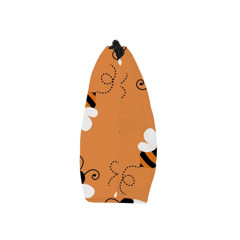 Trousse à Maquillage Imperméable Imprimé Abeille Organisateur de Toilette de Voyage en Polyester pour Femmes Filles Pochette